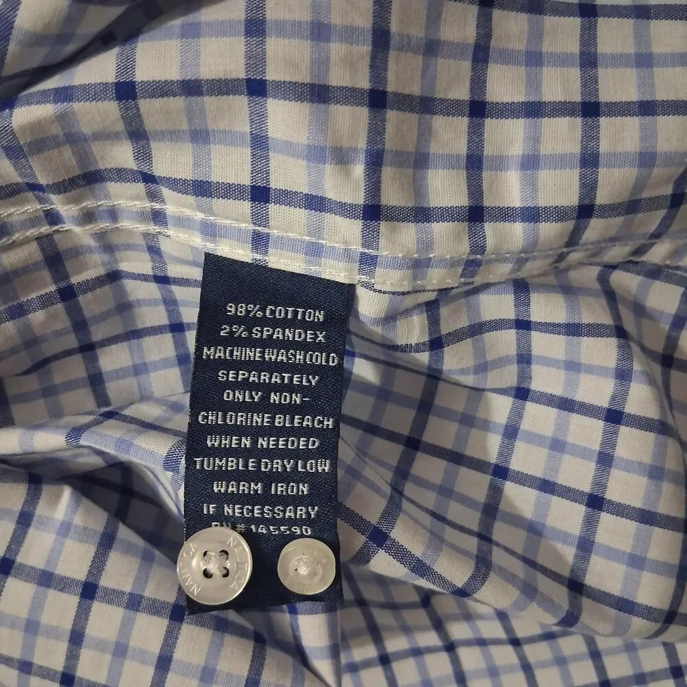 Nautica Men's XL Shirt NEW WITH TAGS Button Up Long Sleeve Regular Fit - Picture 8 of 9